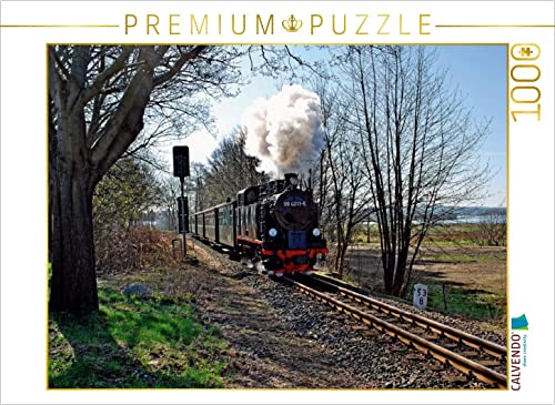 CALVENDO Puzzle Inselbahn Rasender Roland 1000 Teile Puzzle quer | 1000 Teile Lege-Größe 64 x 48 cm Foto-Puzzle für glückliche Stunden von CALVENDO