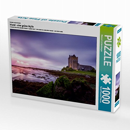 CALVENDO Puzzle Irland - eine grüne Idylle 1000 Teile Lege-Größe 64 x 48 cm Foto-Puzzle Bild von Manuel Lichtenberger von CALVENDO