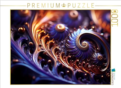 CALVENDO Puzzle Julia Fraktal Purple 3D | 1000 Teile Lege-Größe 64 x 48 cm Foto-Puzzle für glückliche Stunden CALVENDO Puzzle Julia Fraktal Purple 3D | 1000 Teile Lege-Größe 64 x 48 cm Foto-Puzzle für glückliche Stunden von CALVENDO