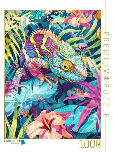 CALVENDO Puzzle Jungle Animals pop Art | 1000 Teile Lege-Größe 48 x 64 cm Foto-Puzzle für glückliche Stunden CALVENDO Puzzle Jungle Animals pop Art | 1000 Teile Lege-Größe 48 x 64 cm Foto-Puzzle für glückliche Stunden von CALVENDO