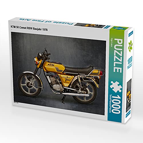 CALVENDO Puzzle KTM 50 Comet RSW Baujahr 1978 1000 Teile Lege-Größe 64 x 48 cm Foto-Puzzle Bild von Ingo Laue von CALVENDO