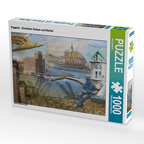 CALVENDO Puzzle Kappeln - Zwischen Ostsee und Schlei 1000 Teile Puzzle quer | 1000 Teile Lege-Größe 64 x 48 cm Foto-Puzzle für glückliche Stunden von CALVENDO