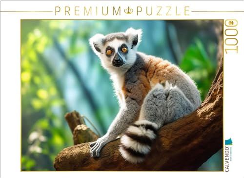 CALVENDO Puzzle Katta Lemur | 1000 Teile Lege-Größe 64 x 48 cm Foto-Puzzle für glückliche Stunden von CALVENDO