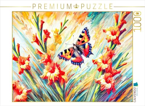 CALVENDO Puzzle Kleiner Fuchs an Gladiolen in Ölmalerei | 1000 Teile Lege-Größe 64 x 48 cm Foto-Puzzle für glückliche Stunden CALVENDO Puzzle Kleiner Fuchs an Gladiolen in Ölmalerei | 1000 Teile Lege-Größe 64 x 48 cm Foto-Puzzle für glückliche Stunden von CALVENDO