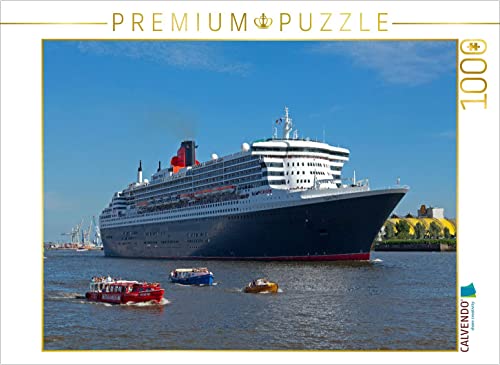 CALVENDO Puzzle Kreuzfahrtschiff Queen Mary 2 1000 Teile Lege-Größe 64 x 48 cm Foto-Puzzle Bild von Siegfried Kuttig von CALVENDO