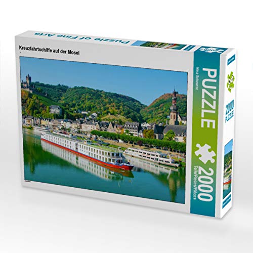 CALVENDO Puzzle Kreuzfahrtschiffe auf der Mosel 2000 Teile Lege-Größe 90 x 67 cm Foto-Puzzle Bild von Nina Schwarze von CALVENDO