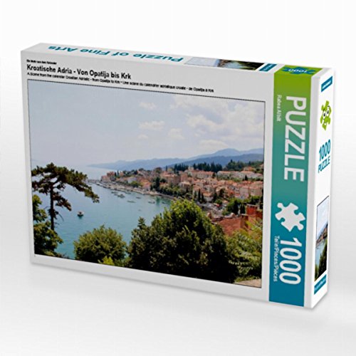 CALVENDO Puzzle Kroatische Adria - Von Opatija bis Krk 1000 Teile Lege-Größe 64 x 48 cm Foto-Puzzle Bild von flybluehigh von CALVENDO