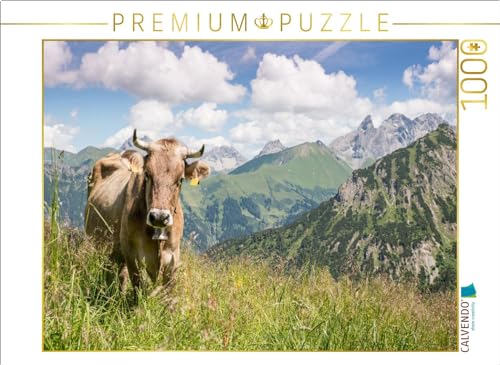 CALVENDO Puzzle Kuh am Fellhorn | 1000 Teile Lege-Größe 64 x 48 cm Foto-Puzzle für glückliche Stunden CALVENDO Puzzle Kuh am Fellhorn | 1000 Teile Lege-Größe 64 x 48 cm Foto-Puzzle für glückliche Stunden von CALVENDO