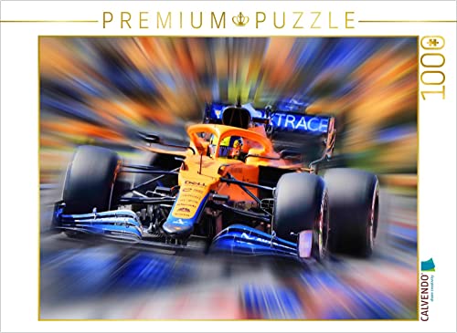 CALVENDO Puzzle Lando Norris ist Brite und startet für das Team McLaren. Er bleibt seinem Team auch in den nächsten Jahren treu. 1000 Teile Lege-Größe 64 x 48 cm Foto-Puzzle Bild von DeVerviers von CALVENDO