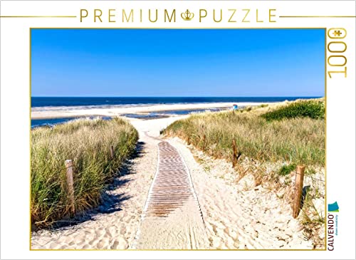 CALVENDO Puzzle Langeoog - Strandweg 1000 Teile Puzzle quer | 1000 Teile Lege-Größe 64 x 48 cm Foto-Puzzle für glückliche Stunden von CALVENDO