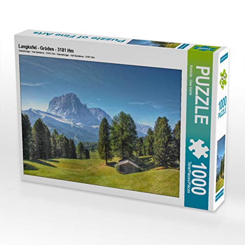 CALVENDO Puzzle Langkofel - Gröden - 3181 Hm 1000 Teile Lege-Größe 64 x 48 cm Foto-Puzzle Bild von uwe vahle von CALVENDO