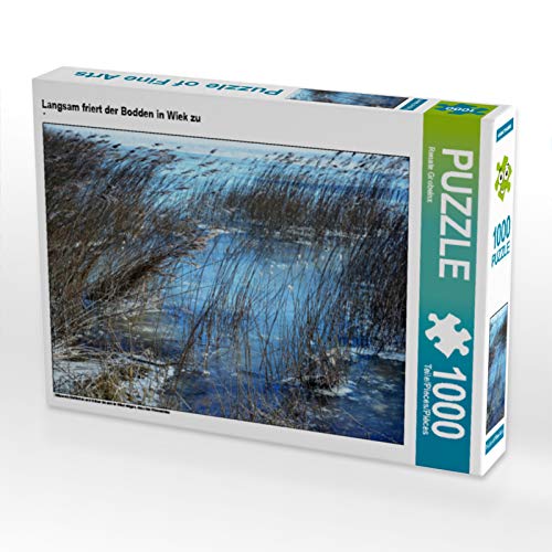 CALVENDO Puzzle Langsam friert der Bodden in Wiek zu 1000 Teile Puzzle quer | 1000 Teile Lege-Größe 64 x 48 cm Foto-Puzzle für glückliche Stunden CALVENDO Puzzle Langsam friert der Bodden in Wiek zu 1000 Teile Puzzle quer | 1000 Teile Lege-Größe 64 x 48 cm Foto-Puzzle für glückliche Stunden von CALVENDO