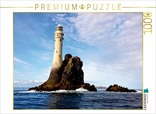 CALVENDO Puzzle Leuchtturm auf Fastnet Rock, dem südlichsten Punkt Irlands 1000 Teile Lege-Größe 64 x 48 cm Foto-Puzzle Bild von Christian Bosse von CALVENDO