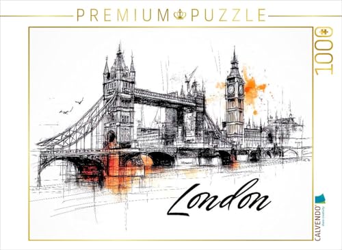 CALVENDO Puzzle London | 1000 Teile Lege-Größe 64 x 48 cm Foto-Puzzle für glückliche Stunden von CALVENDO