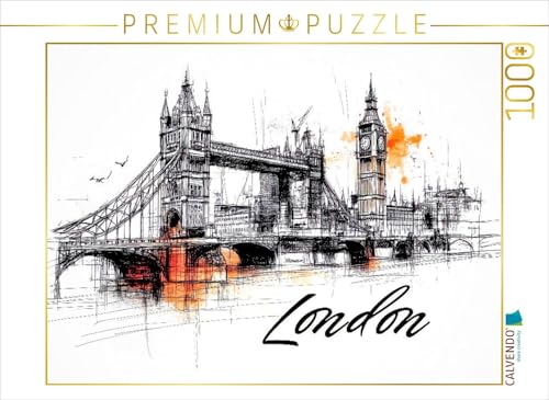 CALVENDO Puzzle London | 1000 Teile Lege-Größe 64 x 48 cm Foto-Puzzle für glückliche Stunden von CALVENDO