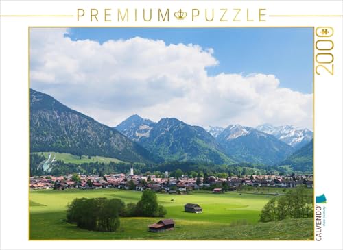 CALVENDO Puzzle Luftkurort Oberstdorf 2000 Teile Lege-Größe 90 x 67 cm Foto-Puzzle Bild von SusaZoom von CALVENDO