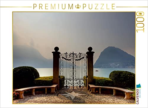 CALVENDO Puzzle Lugano 1000 Teile Puzzle quer | 1000 Teile Lege-Größe 64 x 48 cm Foto-Puzzle für glückliche Stunden von CALVENDO