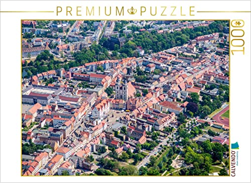 CALVENDO Puzzle Lutherstadt Wittenberg - historische Altstadt 1000 Teile Lege-Größe 64 x 48 cm Foto-Puzzle Bild von Mario Hagen von CALVENDO