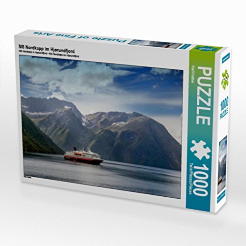 CALVENDO Puzzle MS Nordkapp im Hjørundfjord 1000 Teile Lege-Größe 64 x 48 cm Foto-Puzzle Bild von Ralf Pfeiffer von CALVENDO