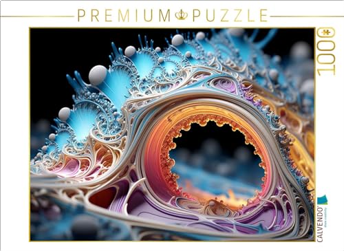 CALVENDO Puzzle Mandelbrot Fraktal in 3D | 1000 Teile Lege-Größe 64 x 48 cm Foto-Puzzle für glückliche Stunden von CALVENDO