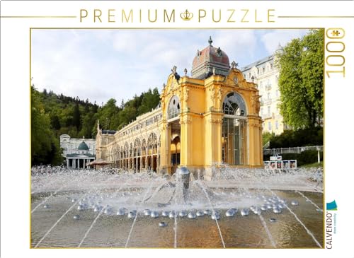 CALVENDO Puzzle Marienbad, Marianske Lazne, im tschechischen Bäderdreieck in Westböhmen | 1000 Teile Lege-Größe 64 x 48 cm Foto-Puzzle für glückliche Stunden von CALVENDO