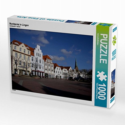 CALVENDO Puzzle Marktplatz in Lingen 1000 Teile Lege-Größe 64 x 48 cm Foto-Puzzle Bild von SchnelleWelten von CALVENDO