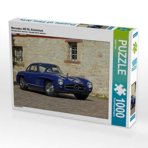 CALVENDO Puzzle Mercedes 300 SL Aluminium 1000 Teile Puzzle quer | 1000 Teile Lege-Größe 64 x 48 cm Foto-Puzzle für glückliche Stunden von CALVENDO