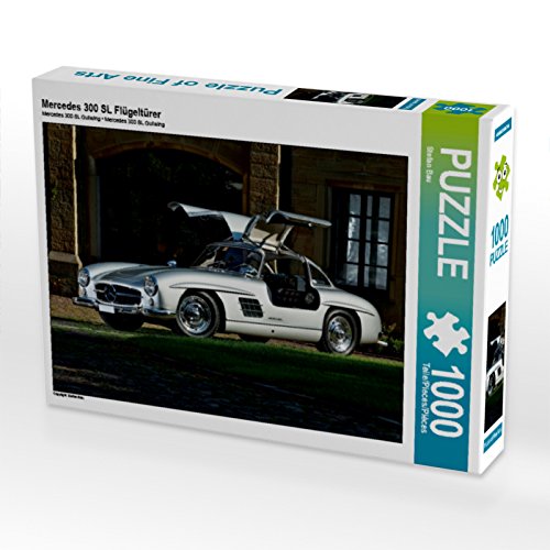 CALVENDO Puzzle Mercedes 300 SL Flügeltürer 1000 Teile Puzzle quer | 1000 Teile Lege-Größe 64 x 48 cm Foto-Puzzle für glückliche Stunden von CALVENDO