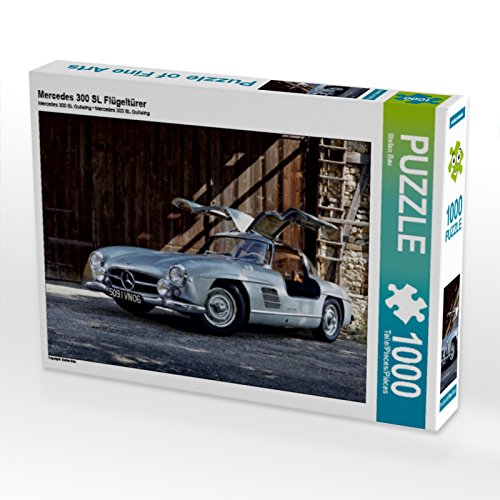 CALVENDO Puzzle Mercedes 300 SL Flügeltürer 1000 Teile Puzzle quer | 1000 Teile Lege-Größe 64 x 48 cm Foto-Puzzle für glückliche Stunden von CALVENDO