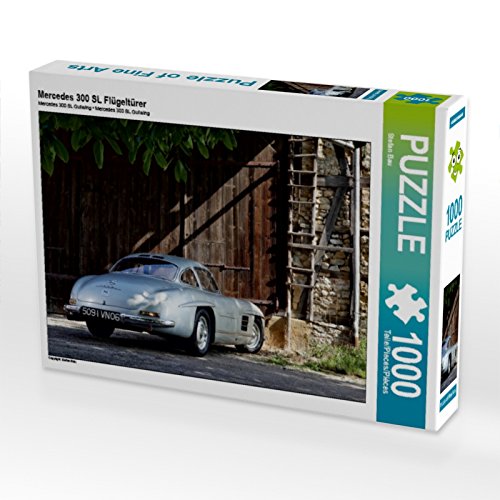 CALVENDO Puzzle Mercedes 300 SL Flügeltürer 1000 Teile Puzzle quer | 1000 Teile Lege-Größe 64 x 48 cm Foto-Puzzle für glückliche Stunden von CALVENDO