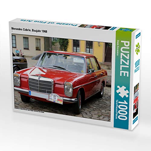 CALVENDO Puzzle Mercedes Cabrio, Baujahr 1968 1000 Teile Puzzle quer | 1000 Teile Lege-Größe 64 x 48 cm Foto-Puzzle für glückliche Stunden von CALVENDO