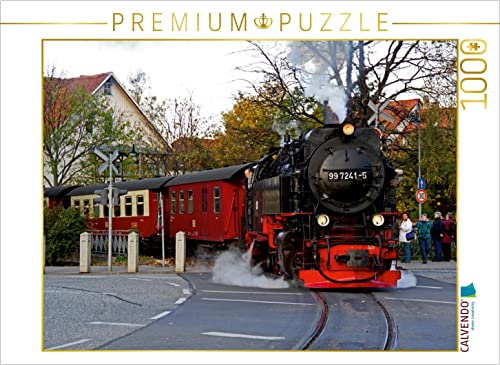 CALVENDO Puzzle Mit der Schmalspurbahn auf den Harzer Brocken 1000 Teile Puzzle quer | 1000 Teile Lege-Größe 64 x 48 cm Foto-Puzzle für glückliche Stunden von CALVENDO