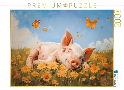 CALVENDO Puzzle Mit einem fröhlichen Herzen ist jeder Tag EIN Glückstag | 2000 Teile Lege-Größe 90 x 67 cm Foto-Puzzle für glückliche Stunden von CALVENDO