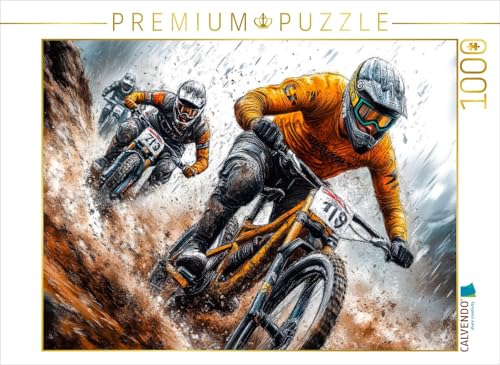 CALVENDO Puzzle Mountainbike | 1000 Teile Lege-Größe 64 x 48 cm Foto-Puzzle für glückliche Stunden von CALVENDO