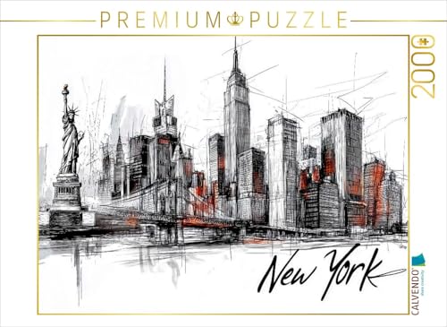 CALVENDO Puzzle New York | 2000 Teile Lege-Größe 90 x 67 cm Foto-Puzzle für glückliche Stunden von CALVENDO