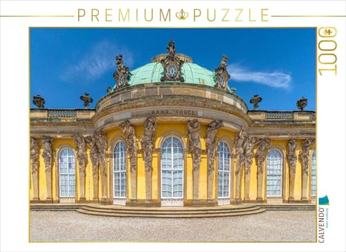 CALVENDO Puzzle Ohne Sorge wurde 1745-1747 im Auftrag Friedrichs des Großen als Schloss Sanssouci errichtet. | 1000 Teile Lege-Größe 64 x 48 cm Foto-Puzzle für glückliche Stunden von CALVENDO