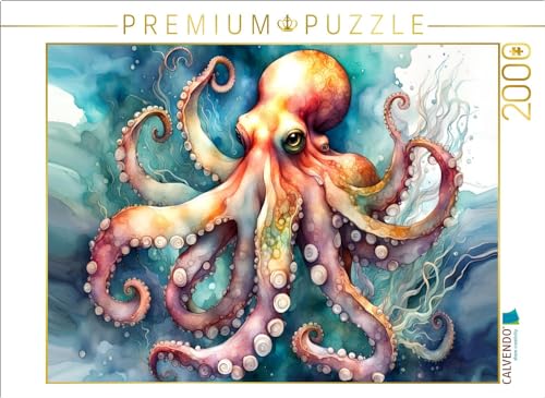 CALVENDO Puzzle Oktopus | 1000 Teile Lege-Größe 64 x 48 cm Foto-Puzzle für glückliche Stunden von CALVENDO