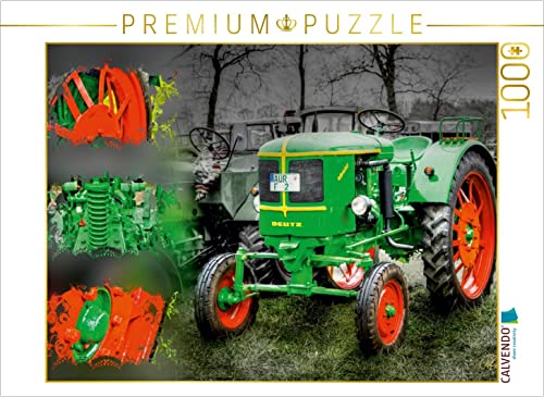 CALVENDO Puzzle Oldtimer Traktor Deutz 1000 Teile Lege-Größe 64 x 48 cm Foto-Puzzle Bild von Peter Roder von CALVENDO