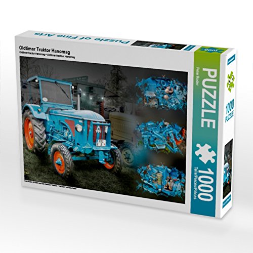 CALVENDO Puzzle Oldtimer Traktor Hanomag 1000 Teile Lege-Größe 64 x 48 cm Foto-Puzzle Bild von Peter Roder von CALVENDO