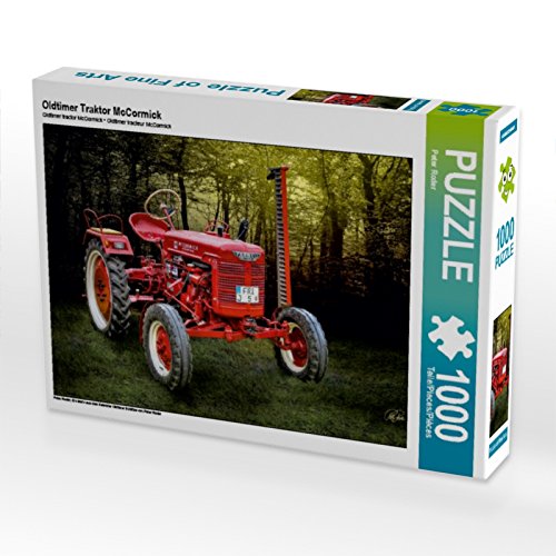 CALVENDO Puzzle Oldtimer Traktor McCormick 1000 Teile Puzzle quer | 1000 Teile Lege-Größe 64 x 48 cm Foto-Puzzle für glückliche Stunden von CALVENDO