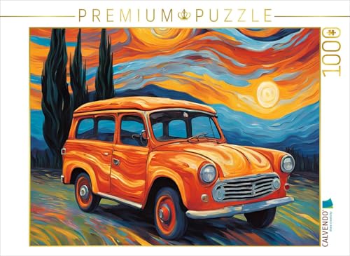 CALVENDO Puzzle Oldtimer im Stil von Van Gogh | 1000 Teile Lege-Größe 64 x 48 cm Foto-Puzzle für glückliche Stunden CALVENDO Puzzle Oldtimer im Stil von Van Gogh | 1000 Teile Lege-Größe 64 x 48 cm Foto-Puzzle für glückliche Stunden von CALVENDO