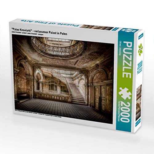 CALVENDO Puzzle Palac Krowiarki - verlassener Palast in Polen 2000 Teile Puzzle quer | 2000 Teile Lege-Größe 90 x 67 cm Foto-Puzzle für glückliche Stunden von CALVENDO