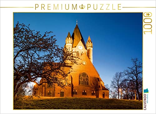 CALVENDO Puzzle Pauluskirche in Halle-Saale 1000 Teile Lege-Größe 64 x 48 cm Foto-Puzzle Bild von Martin Wasilewski von CALVENDO