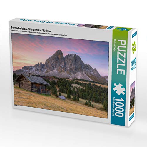 CALVENDO Puzzle Peitlerkofel am Würzjoch in Südtirol 1000 Teile Lege-Größe 64 x 48 cm Foto-Puzzle Bild von Michael Valjak von CALVENDO