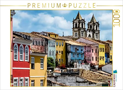 CALVENDO Puzzle Pelourinho Salvador da Bahia 1000 Teile Lege-Größe 64 x 48 cm Foto-Puzzle Bild von Uwe Bergwitz von CALVENDO