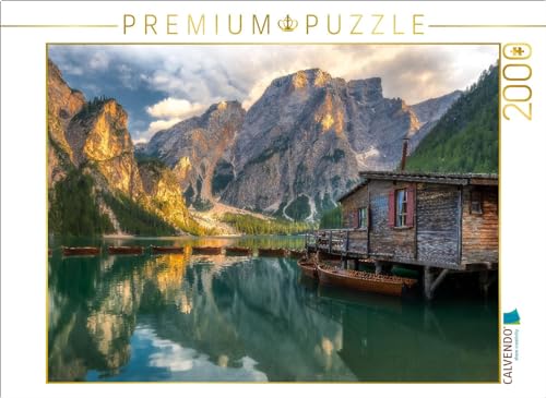 CALVENDO Puzzle Pragser Wildsee in Italien | 2000 Teile Lege-Größe 90 x 67 cm Foto-Puzzle für glückliche Stunden von CALVENDO