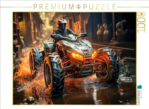 CALVENDO Puzzle Quad - Wahnsinn auf Vier Rädern | 1000 Teile Lege-Größe 64 x 48 cm Foto-Puzzle für glückliche Stunden von CALVENDO