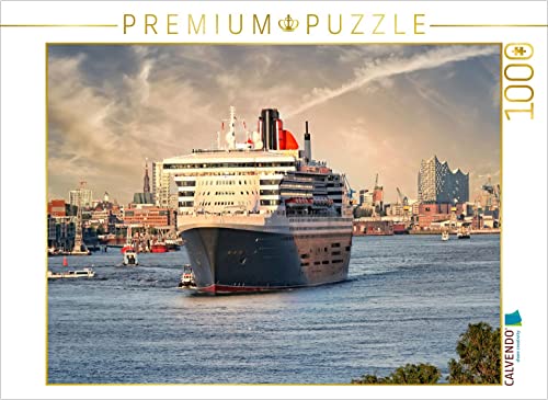 CALVENDO Puzzle Queen Mary 2 1000 Teile Lege-Größe 64 x 48 cm Foto-Puzzle Bild von Peter Roder von CALVENDO