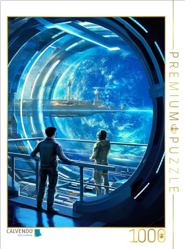 CALVENDO Puzzle Raumstation über einem Planeten | 1000 Teile Lege-Größe 64 x 48 cm Foto-Puzzle für glückliche Stunden CALVENDO Puzzle Raumstation über einem Planeten | 1000 Teile Lege-Größe 64 x 48 cm Foto-Puzzle für glückliche Stunden von CALVENDO