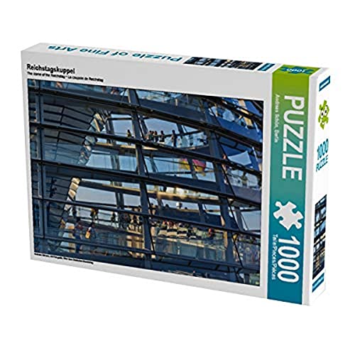 CALVENDO Puzzle Reichstagskuppel 1000 Teile Puzzle quer | 1000 Teile Lege-Größe 64 x 48 cm Foto-Puzzle für glückliche Stunden von CALVENDO